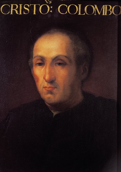 Portret van Christoffel Columbus (1451-1506) door Italian School